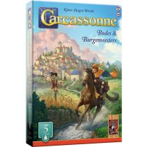  999 Games - Carcassonne: Bodes & Burgemeesters - Uitbreiding 5 - Nieuwe Versie - NL - EN 