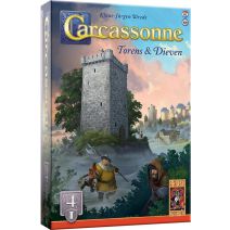  999 Games - Carcassonne: Torens & Dieven - Uitbreiding 4 - Nieuwe Versie - NL - EN 