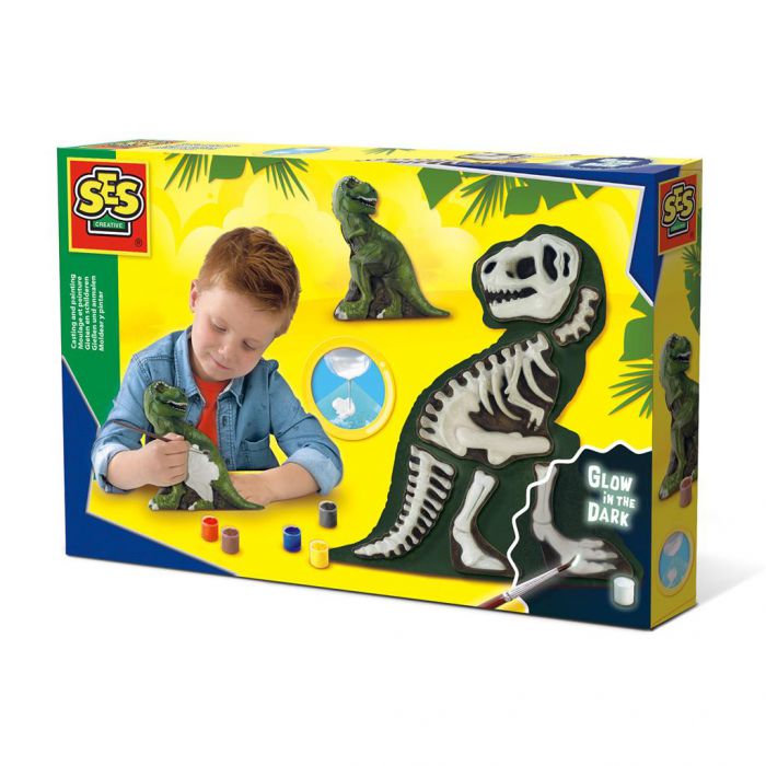 Morse code ondernemen strottenhoofd SES Gips Gieten En Schilderen T-Rex Met Skelet | Toyhouse.nl, de webshop  voor speelgoed!
