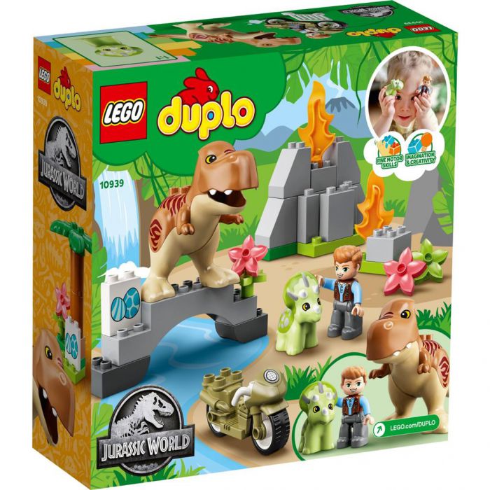 Verwisselbaar Veilig Vrijgekomen LEGO DUPLO 10939 T. Rex And Triceratops Dinosaur Breakout | Toyhouse.nl, de  webshop voor speelgoed!