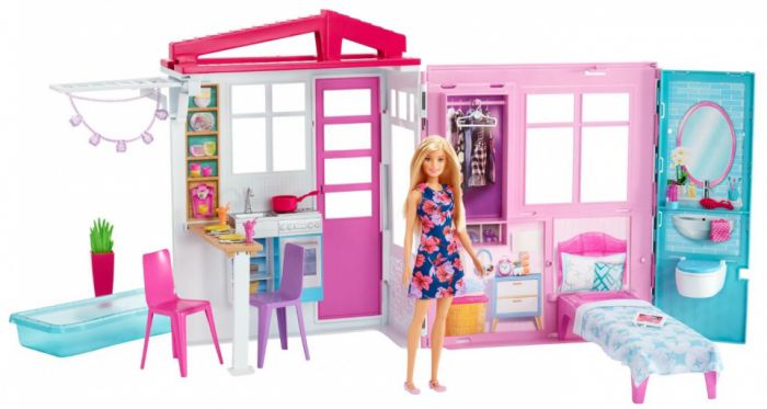 Alsjeblieft kijk Bezwaar naast Barbie huis met pop | Toyhouse.nl, de webshop voor speelgoed!