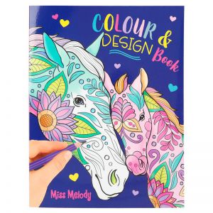 Miss melody colour & design book
