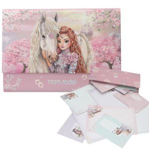 Topmodel briefpapier in registermap viva violet