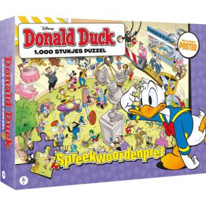 Puzzel Donald Duck Spreekwoordenpret: 1000 stukjes 