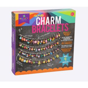 Craft Tastic diy puffy charm bracelets