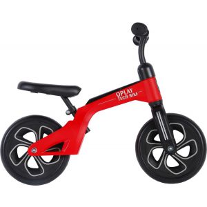 QPlay Tech Loopfiets - Jongens en Meisjes - 10 inch - Rood 