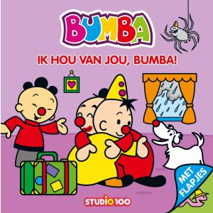 Bumba Boek - Kartonboek met flapjes - Ik hou van jou, Bumba! 