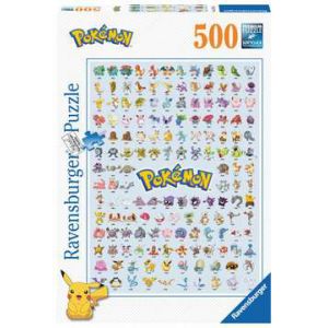 Puzzel 500 stukjes pokemon eerste generatie