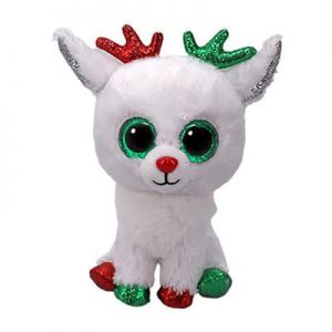 Ty Beanie Boo Christmas Snowdrop Reindeer 15cm