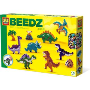 SES Beedz - Dino Wereld - 2100 strijkkralen met legbord