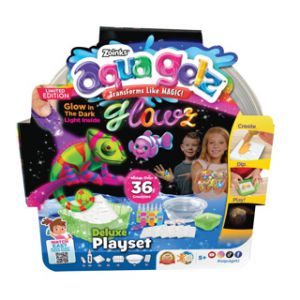 Aqua Gelz glow in the dark figuren speelset 