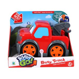KiddyGo auto pick up truck rood met licht en geluid
