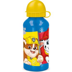  Paw Patrol bidon, Paw Patron drink fles, Waterfles, Bidon, Metalen fles, Paw Patrol Pup Power aluminium fles 400 ml 