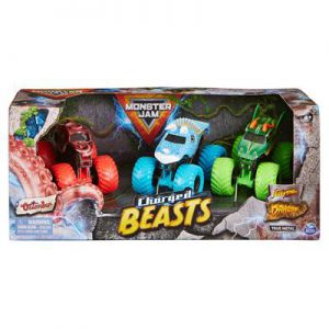 Monster Jam charged beasts 3pack