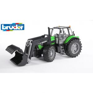 Bruder Tractor Deutz Agrotron X7 met voorlader