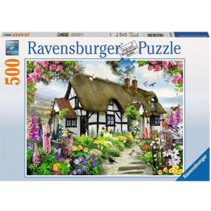 Ravensburger puzzel Idyllische cottage - Legpuzzel - 500 stukjes 