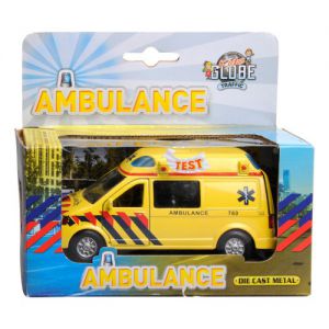 Auto pullback ambulance met geluid
