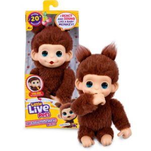 Little Live Pets My Baby Mini Monkey Brown Cherri 
