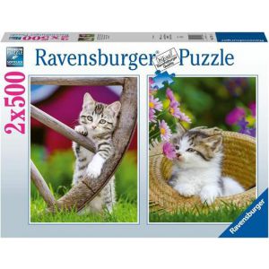 Puzzel 2x500 stukjes poezen