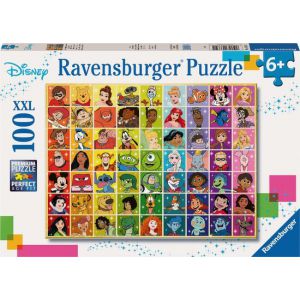Puzzel 100 stukjes Disney collage