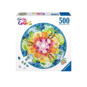 Puzzel 500 stukjes Circle of colors - ice cream