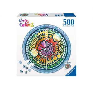 Puzzel 500 stukjes Circle of colors - candy