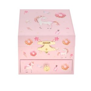 Muziekdoosje Unicorn met lade 