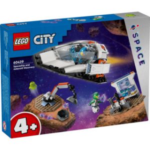 Lego city 60429 space ruimteschip en ontdekking van asteroïde