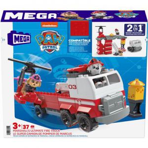 Mega blocks paw patrol junior builders marshals fire truck