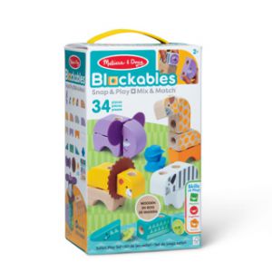 Melissa & Doug Blockables Safari Play Set (34 Stuks)