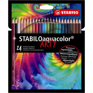 Kleurpotlood Stabilo Arty Aquacolor: 24 stuks