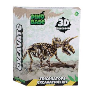 Dinobase Dino uitbikken Triceratops 3D set 