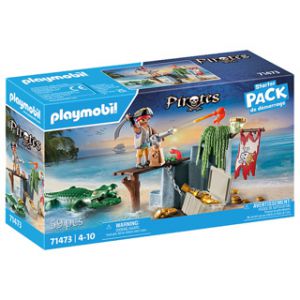 Playmobil 71473 Starter Packs Piraat Met Alligator 