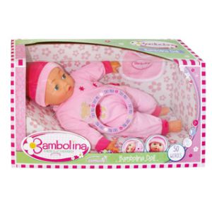 Bambolino pop 40 cm praat 50 Nederlandse zinnen 