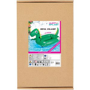 Opblaaseiland small dino 240x180cm