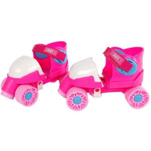 Street Rider Rolschaatsen roze alu frame verstelbaar 24-30