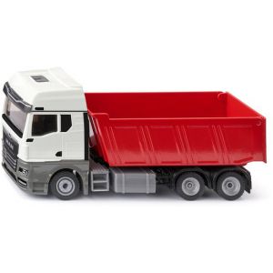  SIKU 3518, MAN kiepwagen, 1:50, metaal/kunststof, rood/wit, speelgoedvrachtwagen voor kinderen, kiepbak, robuust design 