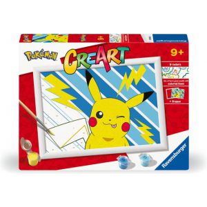 Schilderen op nummer pokemon pickachu