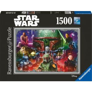 Ravensburger puzzel Star Wars Boba Fett Premiejager - Legpuzzel - 1500 stukjes
