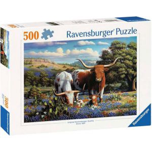Puzzel 500 stuks loving longhorns