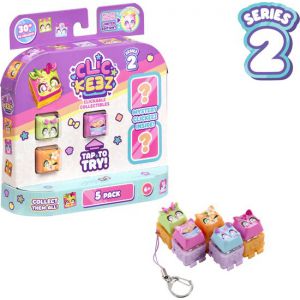 Clickeez Series 2 - 5 Pack - Fidget - Verzamel ze allemaal - Anti Stress - Speelgoed - Ontspanning - Toetsenbord Fidget - 30+ nieuwe Clickeez te verzamelen!