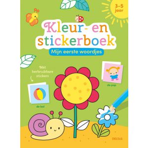 Mijn eerste woordjes kleur- en stickerboek (3-5 j.)