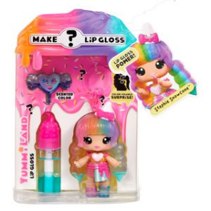 Yummiland Lip Gloss Doll Mystery Flavor Combo Assorti