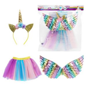 Verkleed Speelset Eenhoorn 3-delig 