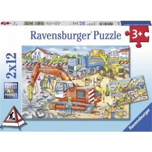 Puzzel 2x12 pas op! wegwerkzaamheden