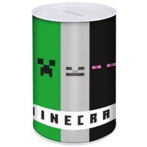 Minecraft: Spaarpot uit metaal, 15x10x10cm