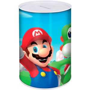 Super Mario: Spaarpot uit metaal, 15x10x10cm