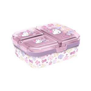 Hello Kitty: Lunchbox met 3 extra aparte vakken