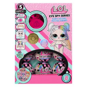 L.O.L. Surprise Eye Spy Baby Sisters Asst 