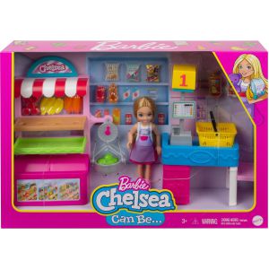 Barbie Chelsea supermarkt speelset